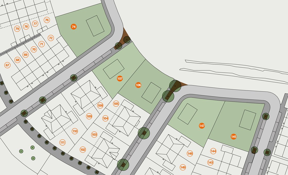 Te Koop: Foto Bouwgrond aan de Bouwkavels Fase 6B 147 in Doetinchem