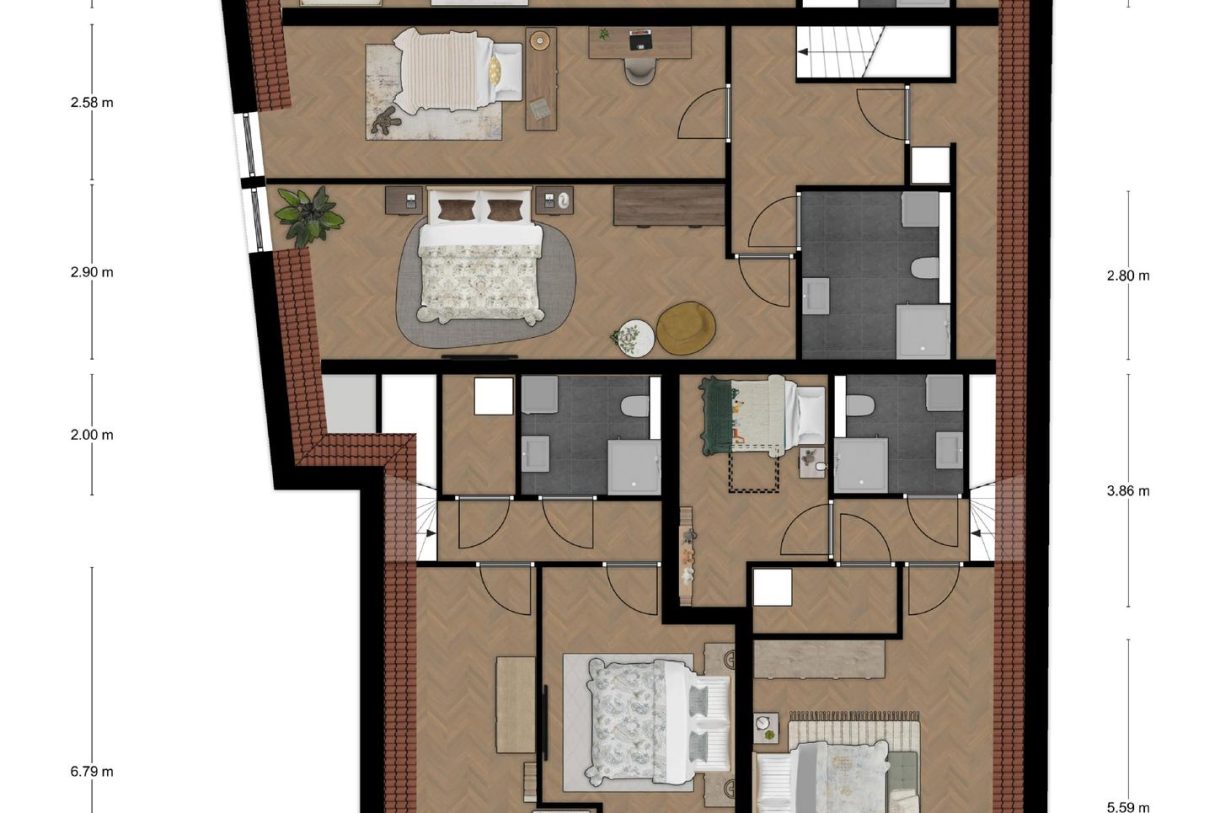 Te Koop: Foto Appartement aan de Maisonette 7Saxofoon in Terborg